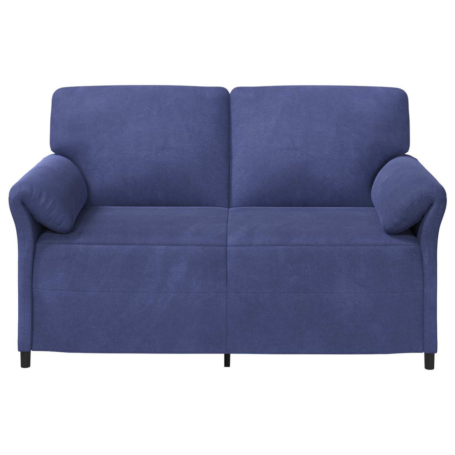 2-Zits Sofa Politieblauw 158 x 83 x 95 cm Fluweel