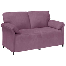 2-Zits Sofa Paars 158 x 83 x 95 cm Fluweel