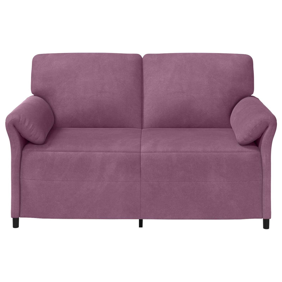 2-Zits Sofa Paars 158 x 83 x 95 cm Fluweel