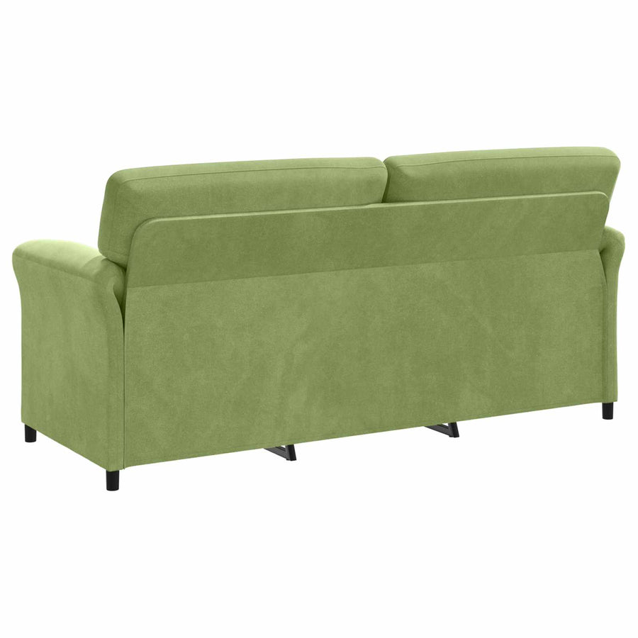 3-Zits Bank Lichtgroen 198 x 83 x 95 cm Fluweel