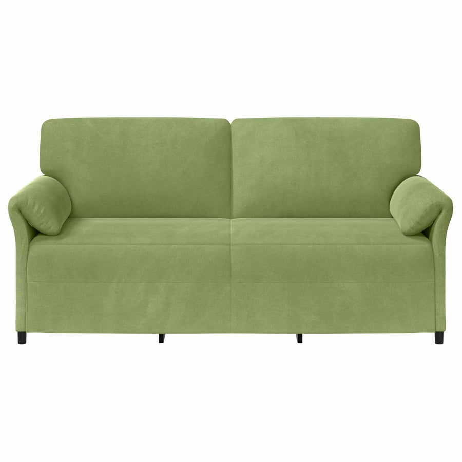 3-Zits Bank Lichtgroen 198 x 83 x 95 cm Fluweel