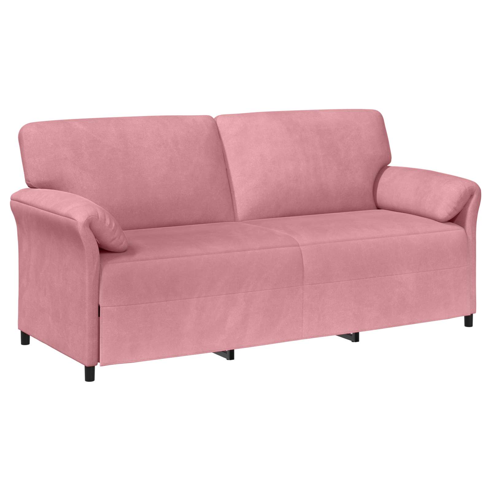 3-Zits Bank Roze 198 x 83 x 95 cm Fluweel
