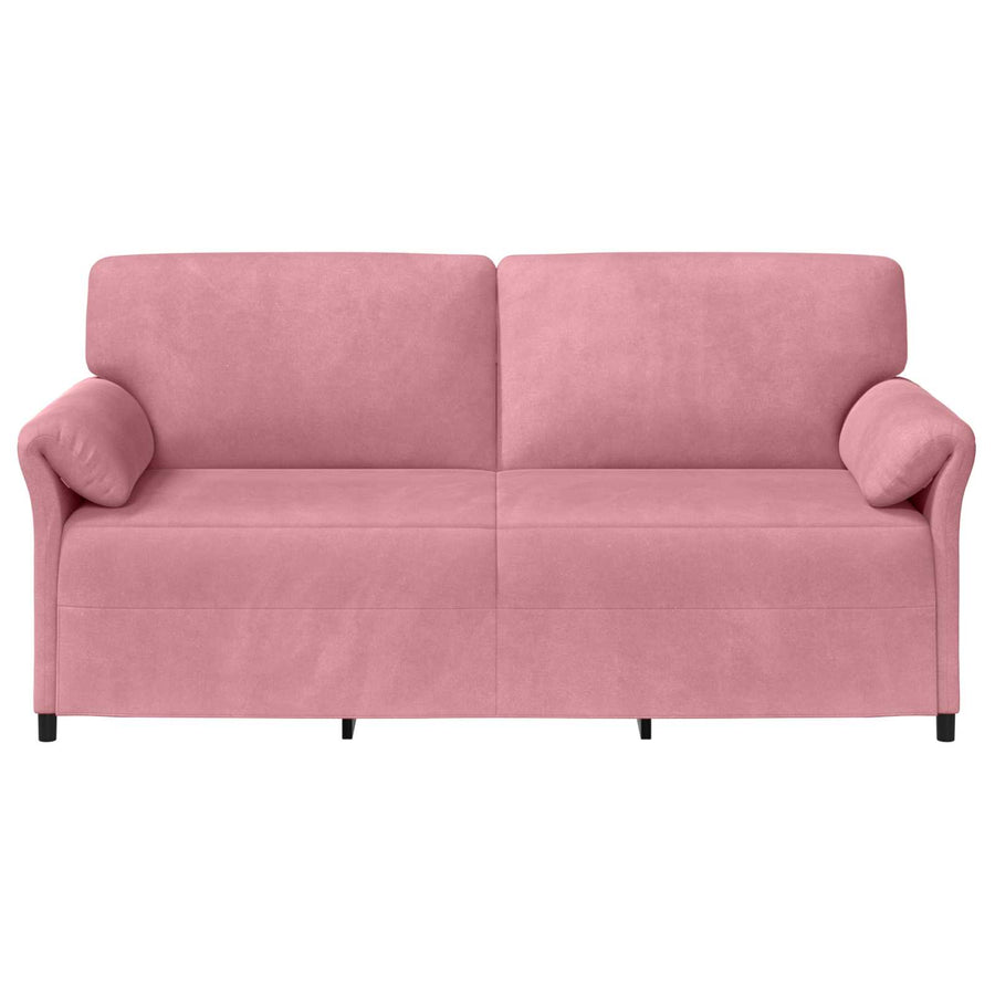 3-Zits Bank Roze 198 x 83 x 95 cm Fluweel