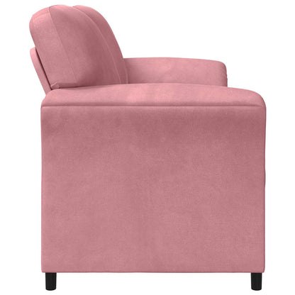 3-Zits Bank Roze 198 x 83 x 95 cm Fluweel