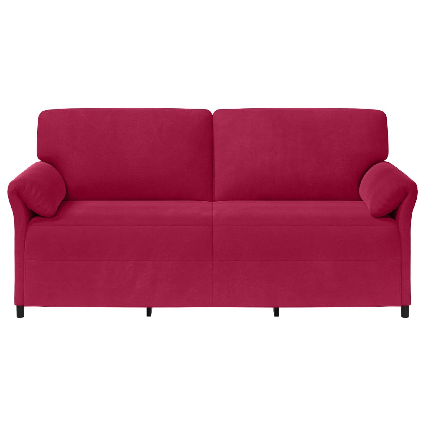 3-Zits Bank Wijnrood 198 x 83 x 95 cm Fluweel