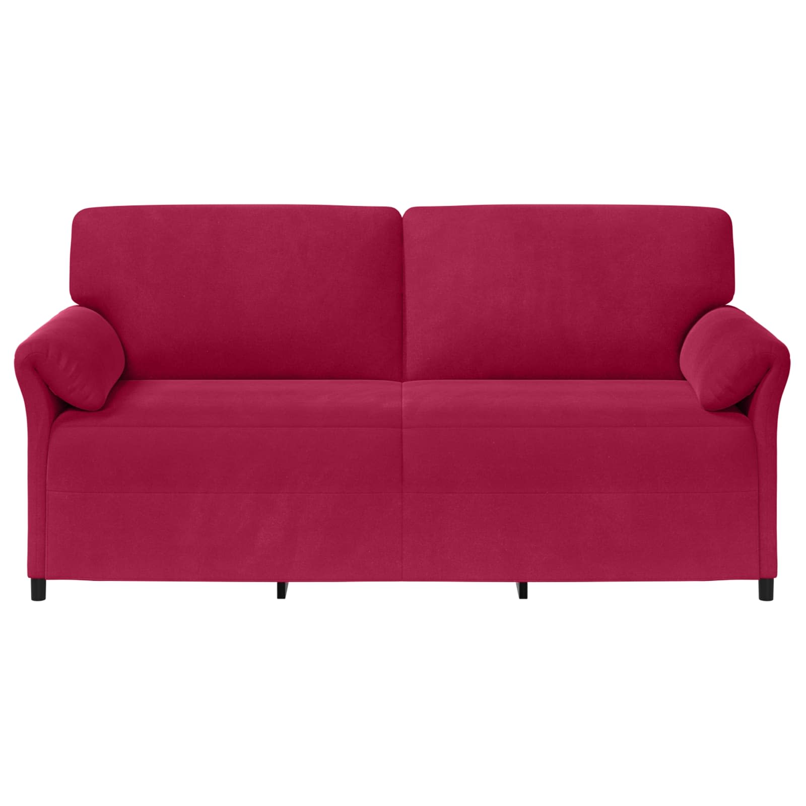 3-Zits Bank Wijnrood 198 x 83 x 95 cm Fluweel