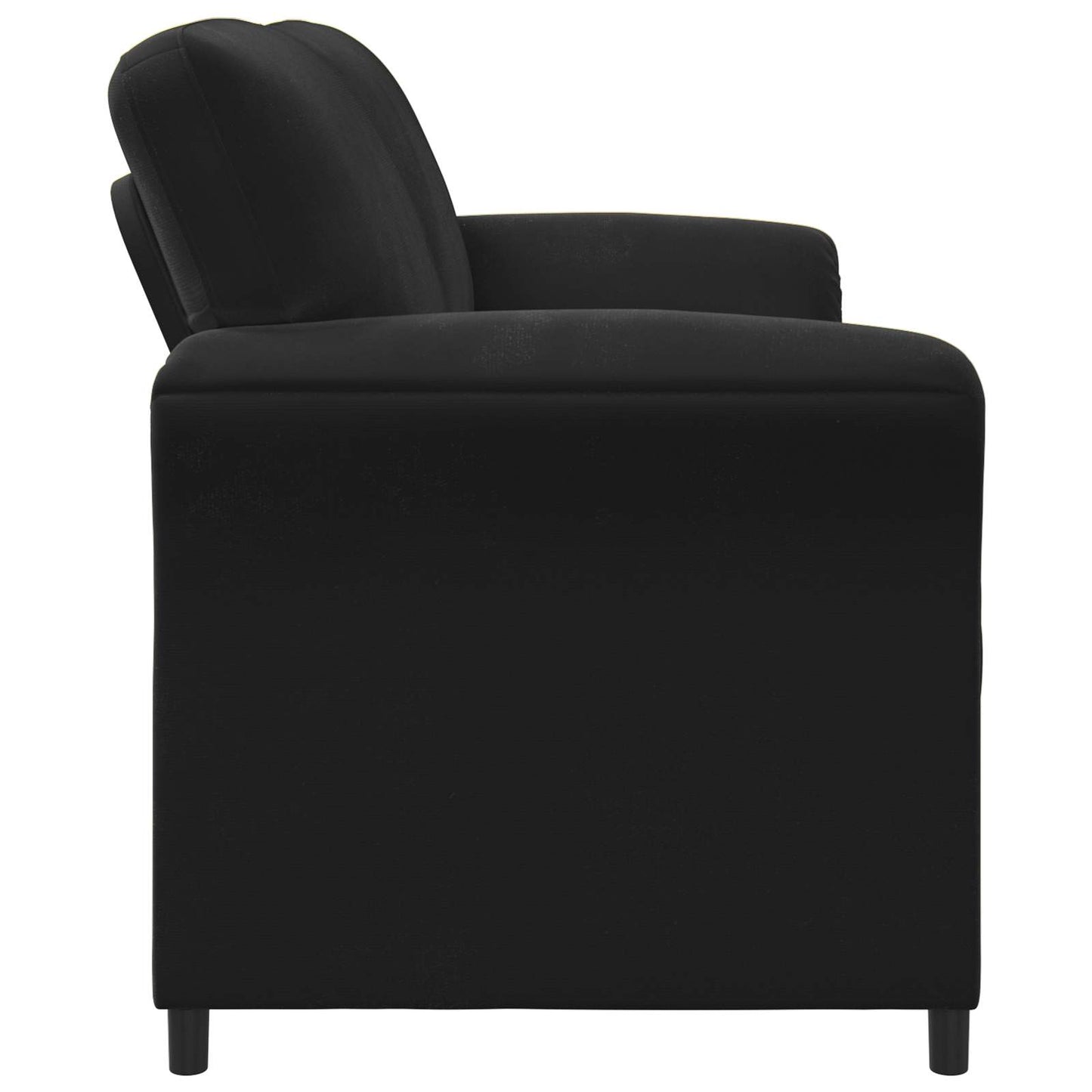 3-Zits Bank Zwart 198 x 83 x 95 cm Fluweel