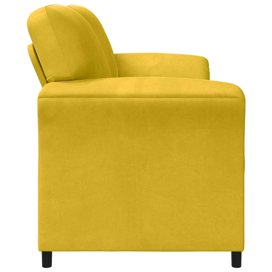 3-Zits Bank Geel 198 x 83 x 95 cm Fluweel