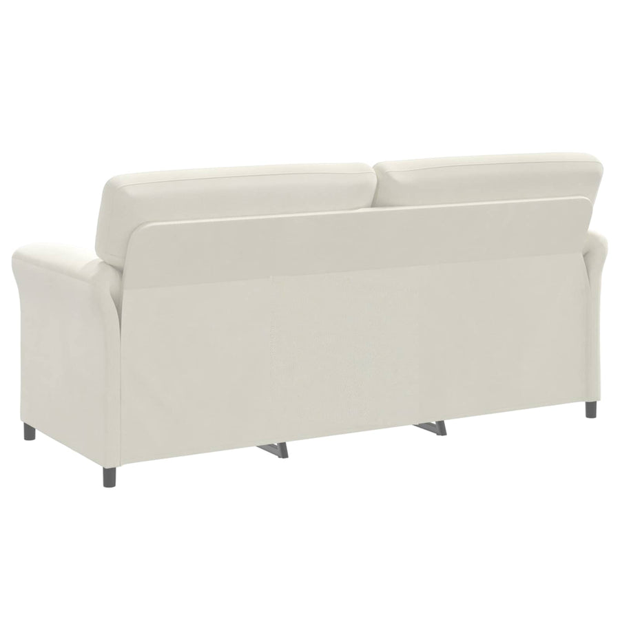 3-Zits Bank Crèmekleurig 198 x 83 x 95 cm Fluweel