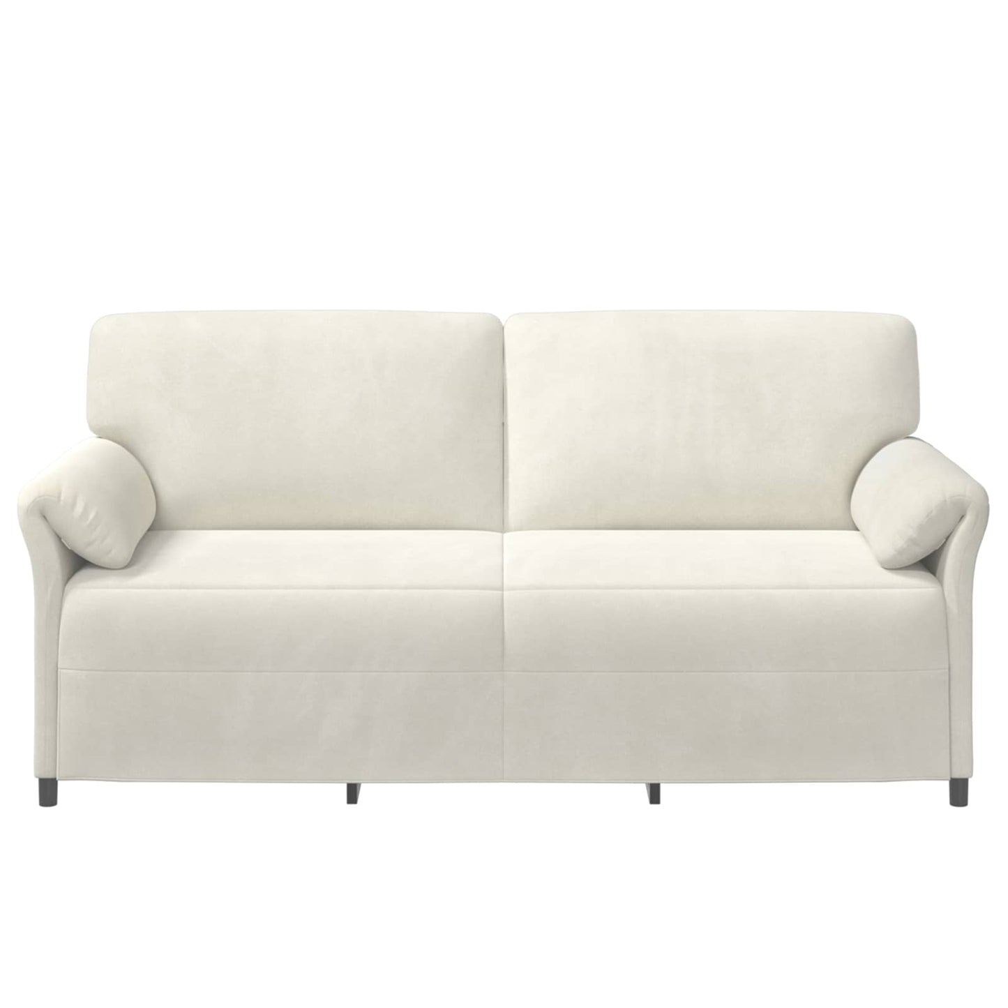 3-Zits Bank Crèmekleurig 198 x 83 x 95 cm Fluweel