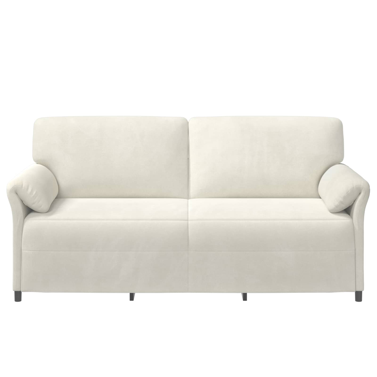 3-Zits Bank Crèmekleurig 198 x 83 x 95 cm Fluweel