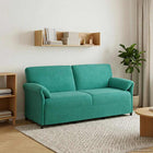 3-zits bank 198 cm turquoise fluweel