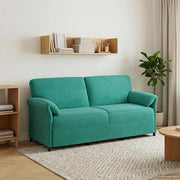 3-zits bank 198 cm turquoise fluweel