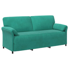 3-Zits Bank Turquoise 198 x 83 x 95 cm Fluweel
