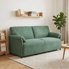 3-zits bank zeegroen 198x83x95 cm fluweel