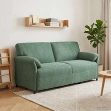 3-Zits Bank Zeegroen 198 x 83 x 95 cm Fluweel