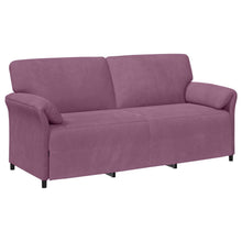 3-Zits Bank Paars 198 x 83 x 95 cm Fluweel