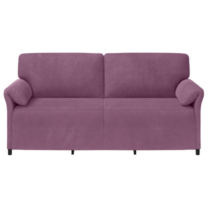 3-Zits Bank Paars 198 x 83 x 95 cm Fluweel