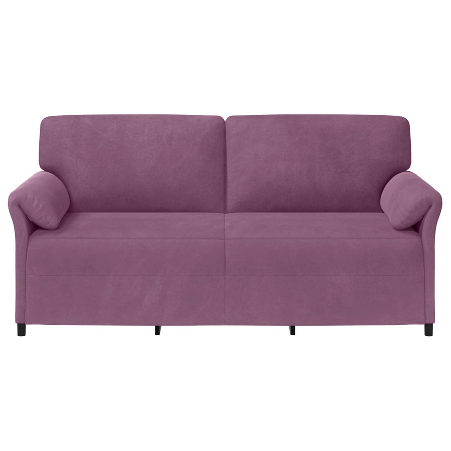 3-Zits Bank Paars 198 x 83 x 95 cm Fluweel