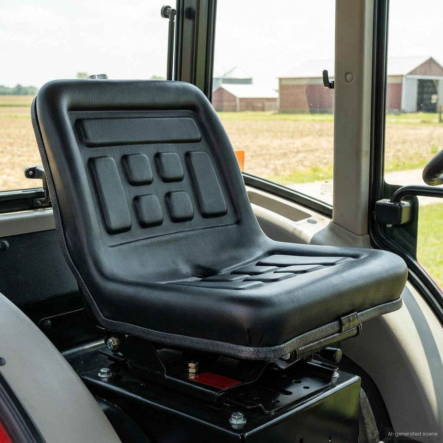 Tractorstoel met ophangingsysteem Zwart 39,5 x 52 x 43 cm