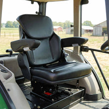 Tractorstoel met ophangingsysteem Zwart 60 x 58 x 72 cm