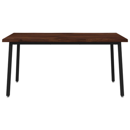 Live Edge Eettafel 160 x 70 x 75 cm Massief Acaciahout