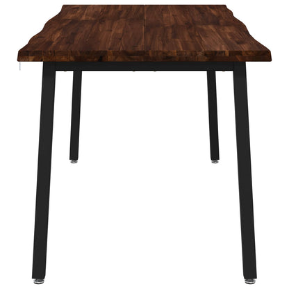 Live Edge Eettafel 160 x 70 x 75 cm Massief Acaciahout
