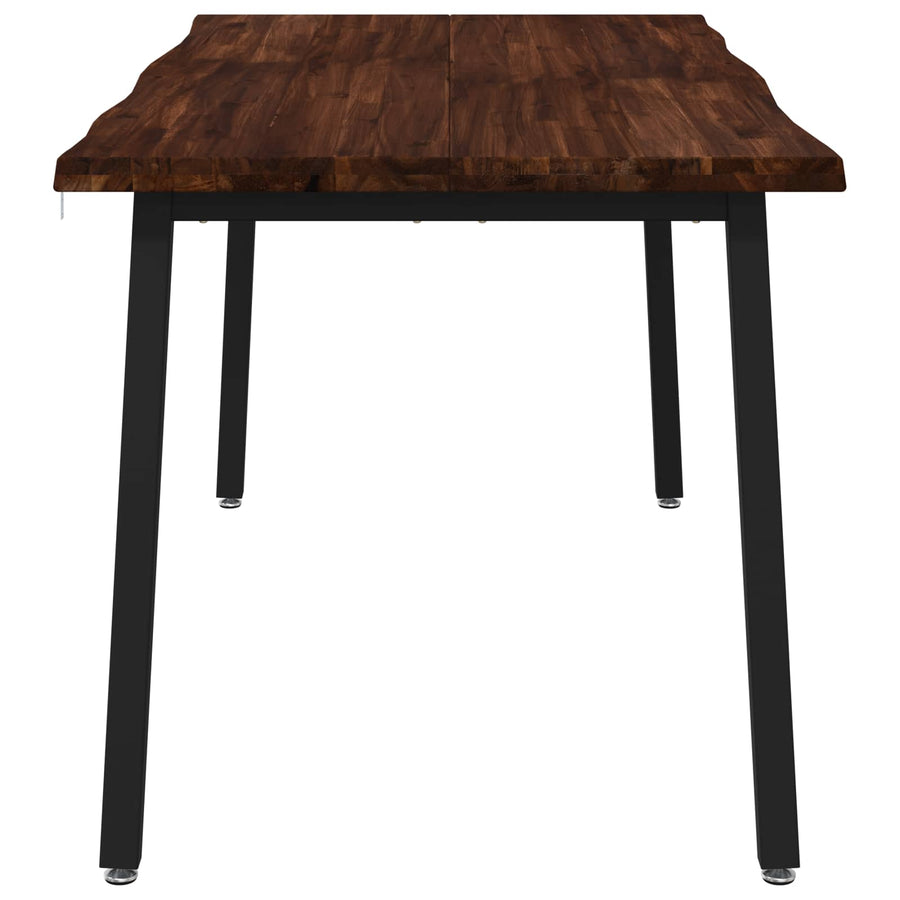 Live Edge Eettafel 160 x 70 x 75 cm Massief Acaciahout