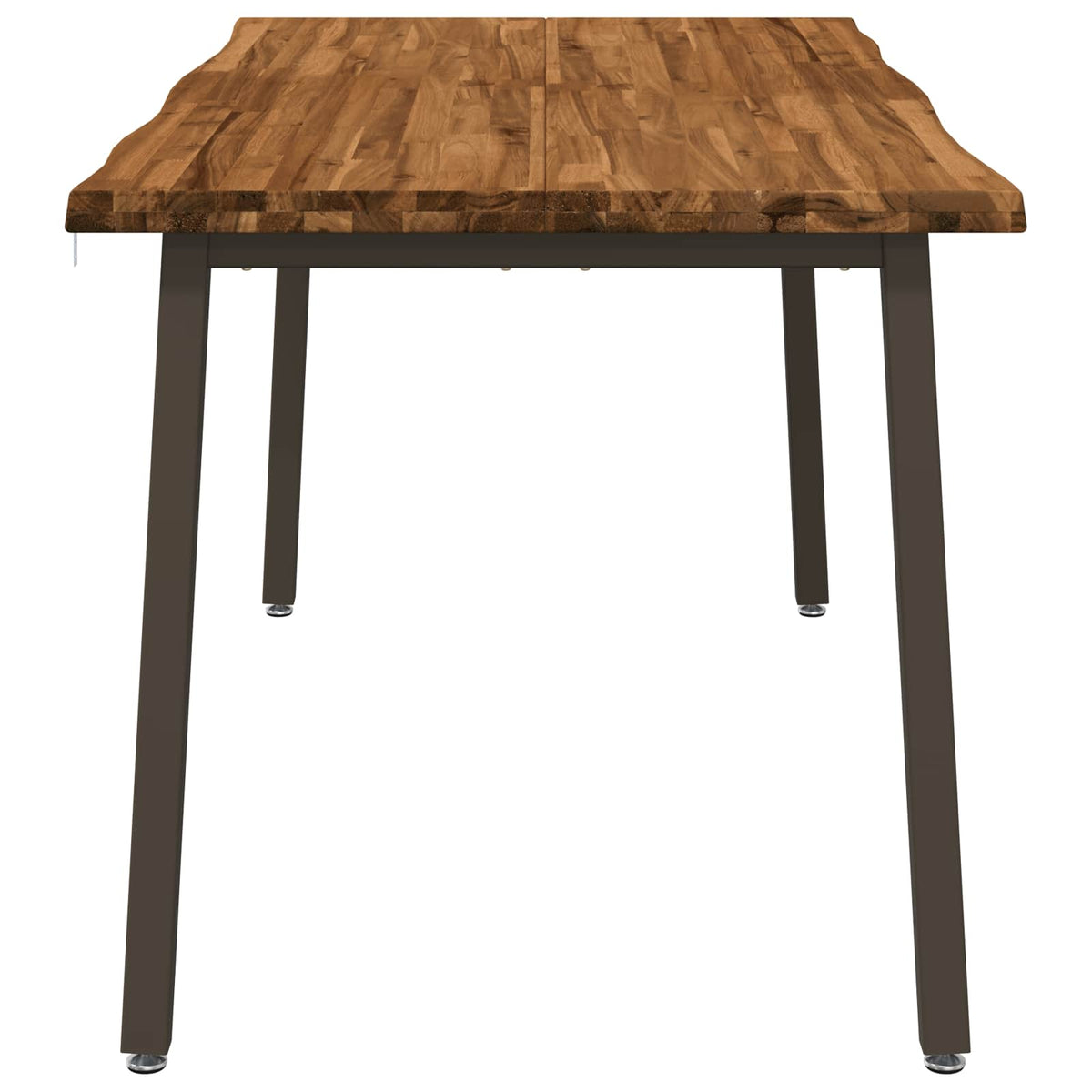 Live Edge Eettafel 160 x 70 x 75 cm Massief Acaciahout Naturel