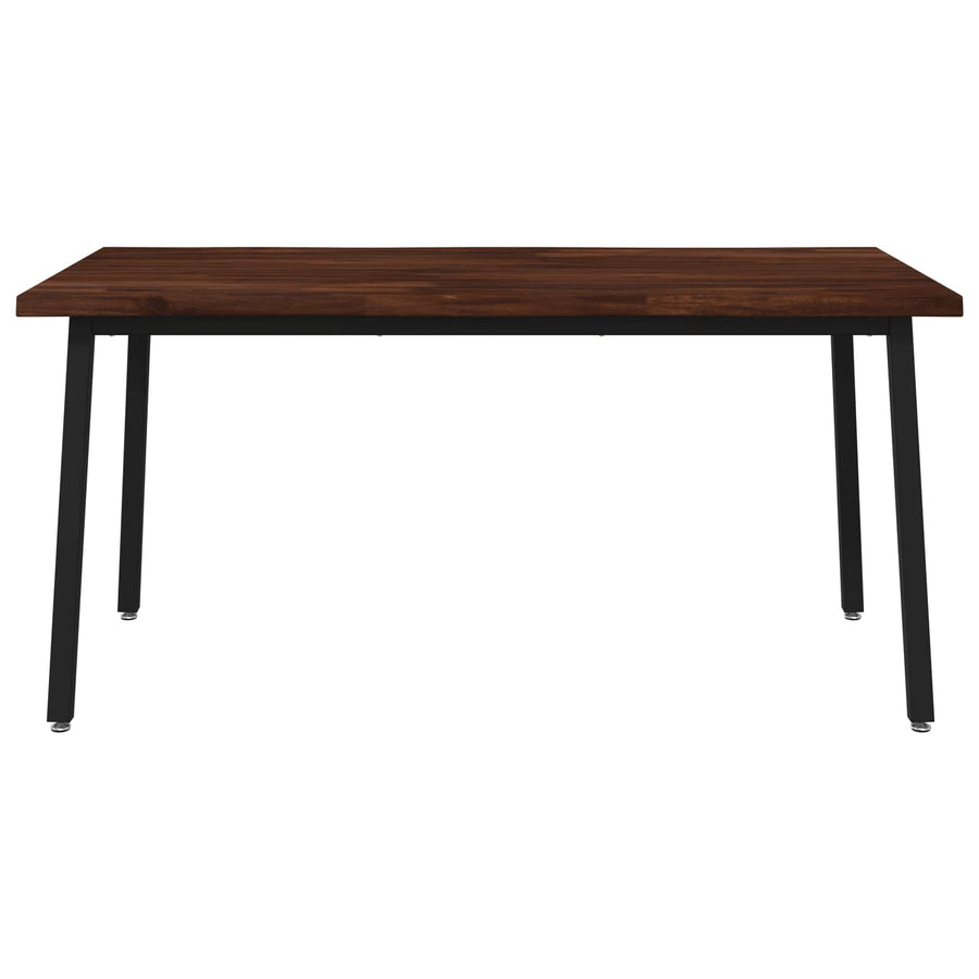 Live Edge Eettafel 160 x 80 x 75 cm Massief Acaciahout