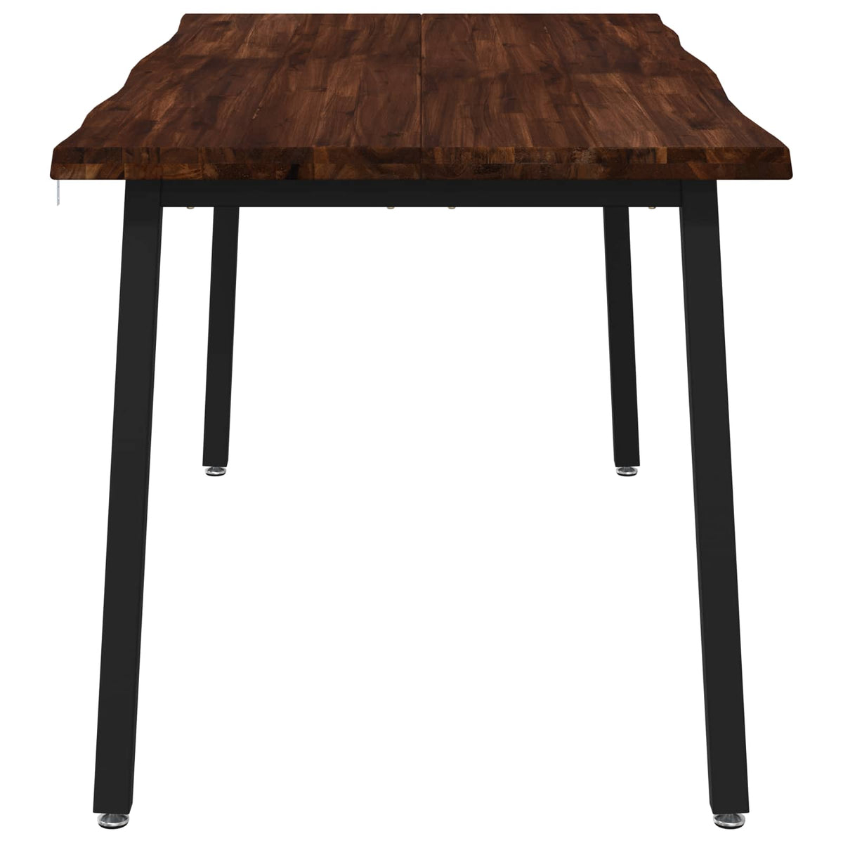 Live Edge Eettafel 160 x 80 x 75 cm Massief Acaciahout