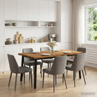 Eettafel 160x80x75 cm massief acaciahout naturel