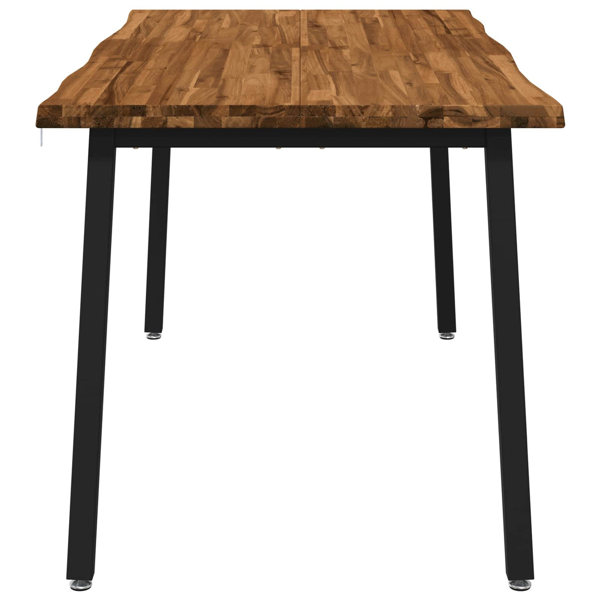 Live Edge Eettafel 160 x 80 x 75 cm Massief Acaciahout Naturel