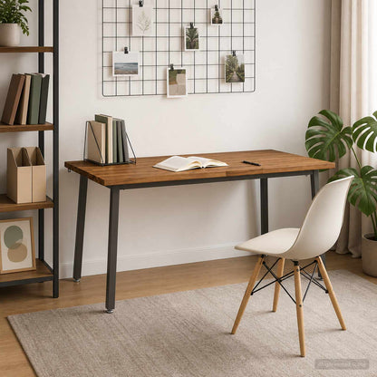 Live Edge Eettafel 160 x 70 x 75 cm Massief Acaciahout Naturel