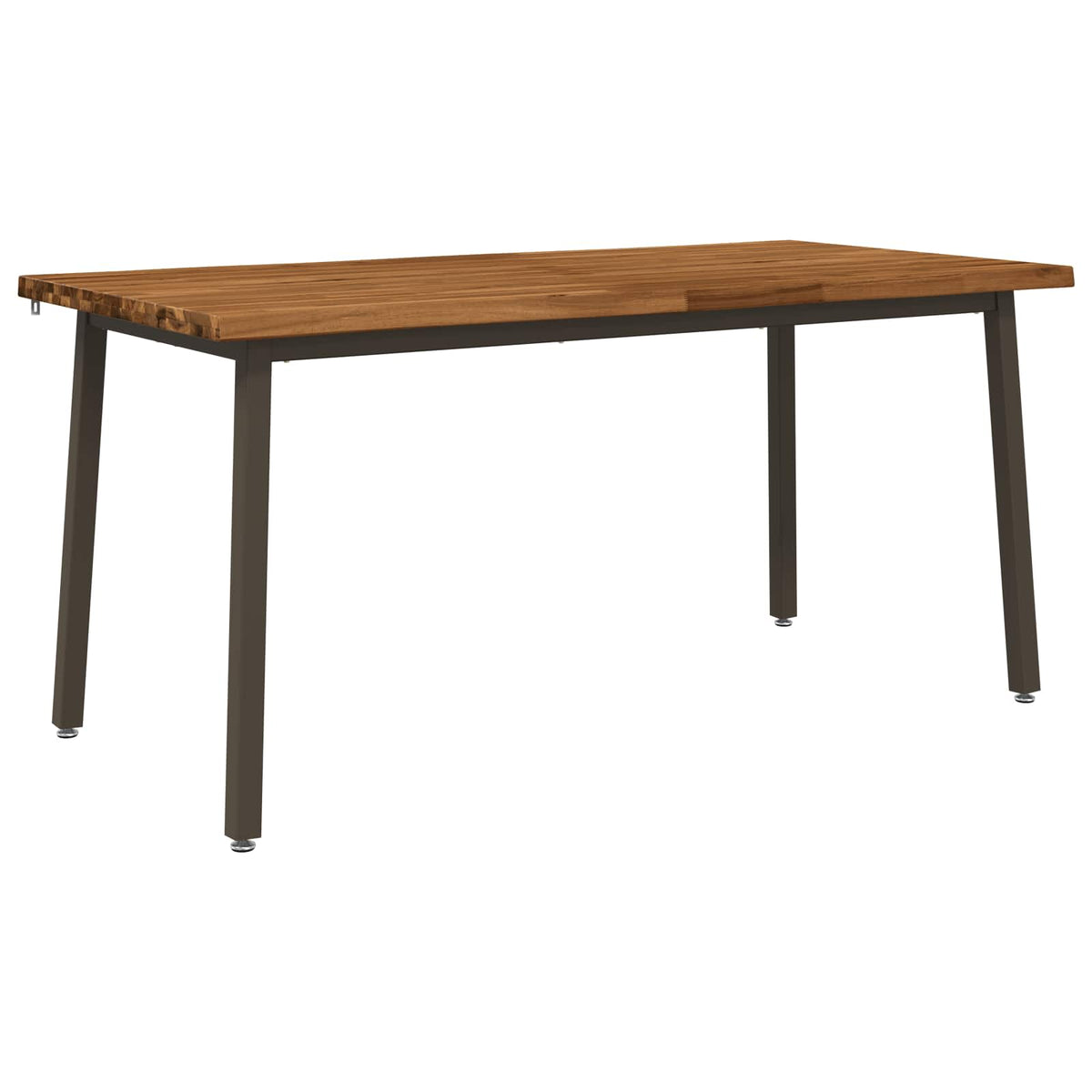 Live Edge Eettafel 160 x 80 x 75 cm Massief Acaciahout Naturel