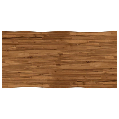 Live Edge Eettafel 160 x 80 x 75 cm Massief Acaciahout Naturel