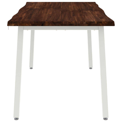 Live Edge Eettafel 160 x 90 x 75 cm Massief Acaciahout