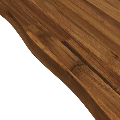 Live Edge Eettafel 160 x 90 x 75 cm Massief Acaciahout Naturel