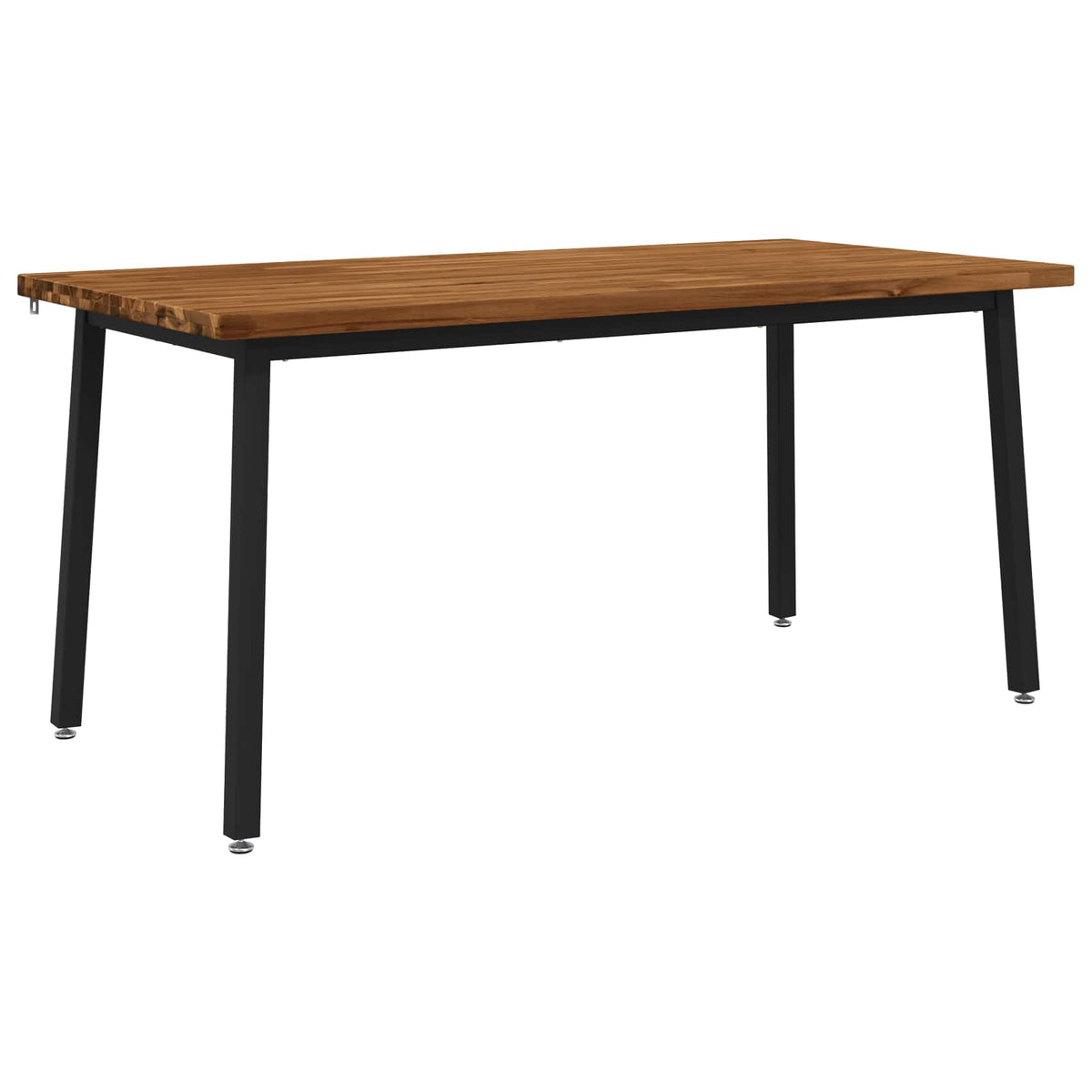 Vierkante Eettafel 160 x 70 x 75 cm Massief Acaciahout Naturel