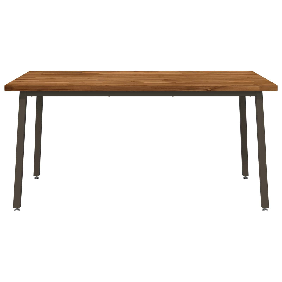 Vierkante Eettafel 160 x 70 x 75 cm Massief Acaciahout Naturel