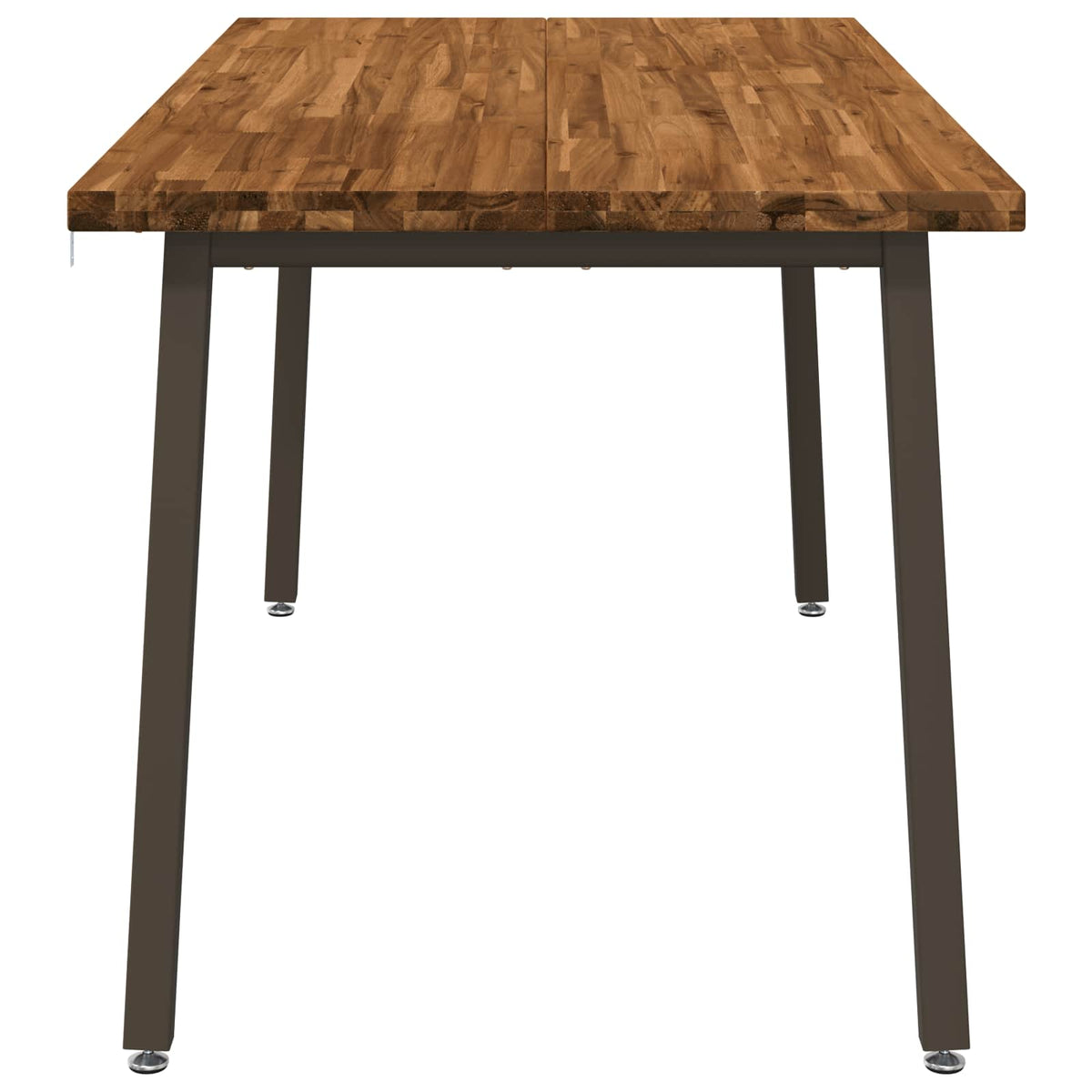 Vierkante Eettafel 160 x 70 x 75 cm Massief Acaciahout Naturel
