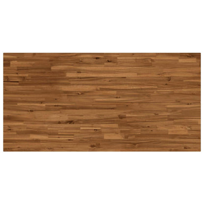 Vierkante Eettafel 160 x 70 x 75 cm Massief Acaciahout Naturel