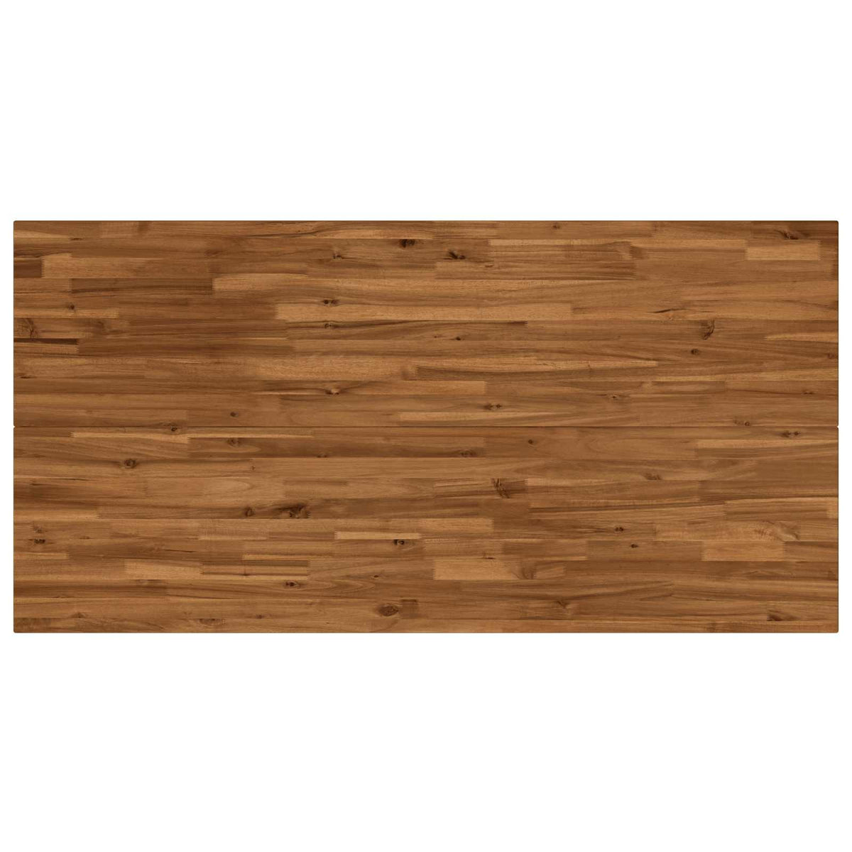 Vierkante Eettafel 160 x 70 x 75 cm Massief Acaciahout Naturel