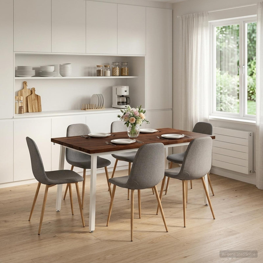 Vierkante Eettafel 160 x 70 x 75 cm Massief Acaciahout
