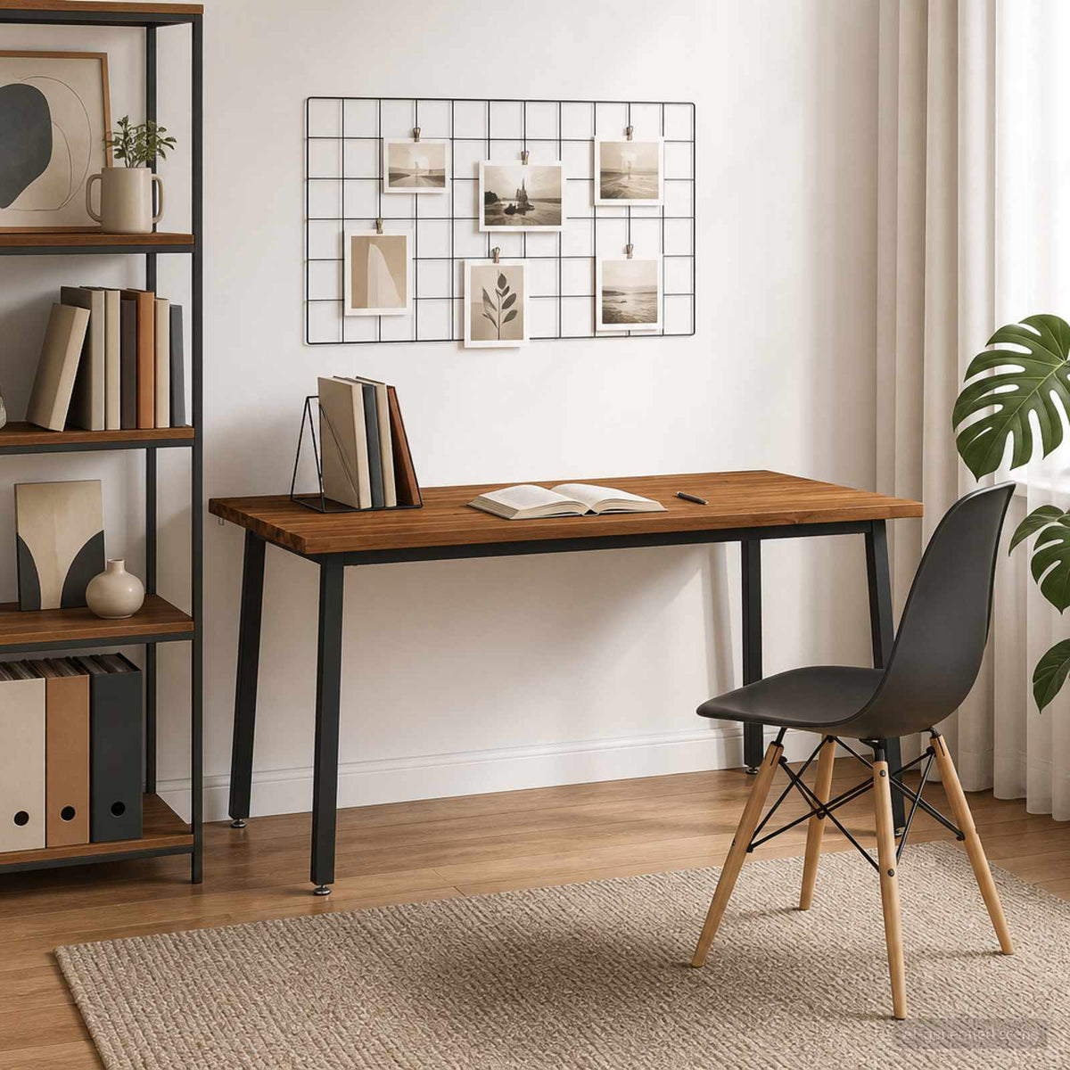 Vierkante Eettafel 160 x 70 x 75 cm Massief Acaciahout Naturel