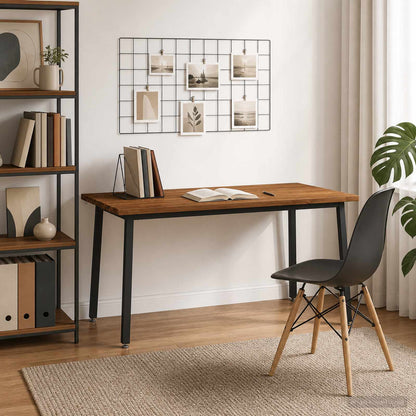 Vierkante Eettafel 160 x 80 x 75 cm Massief Acaciahout Naturel
