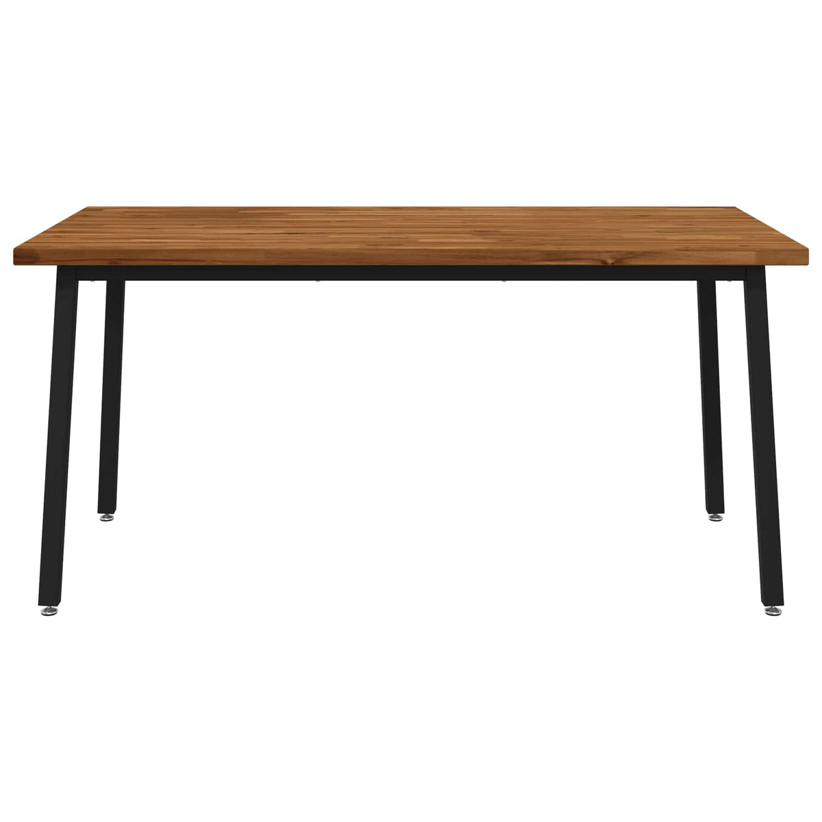 Vierkante Eettafel 160 x 80 x 75 cm Massief Acaciahout Naturel