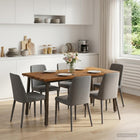 Eettafel 160x70x75 cm massief acaciahout