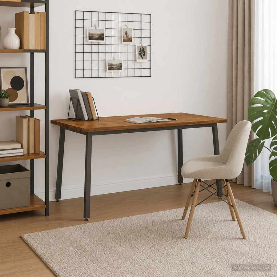 Vierkante Eettafel 160 x 70 x 75 cm Massief Acaciahout Naturel