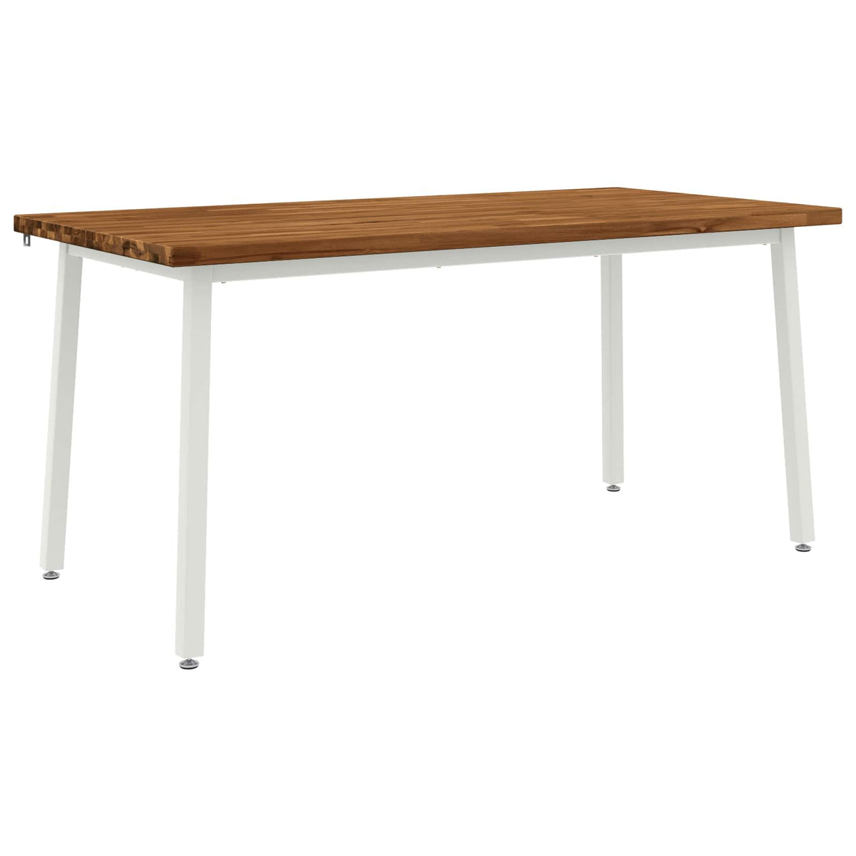 Vierkante Eettafel 160 x 80 x 75 cm Massief Acaciahout Naturel